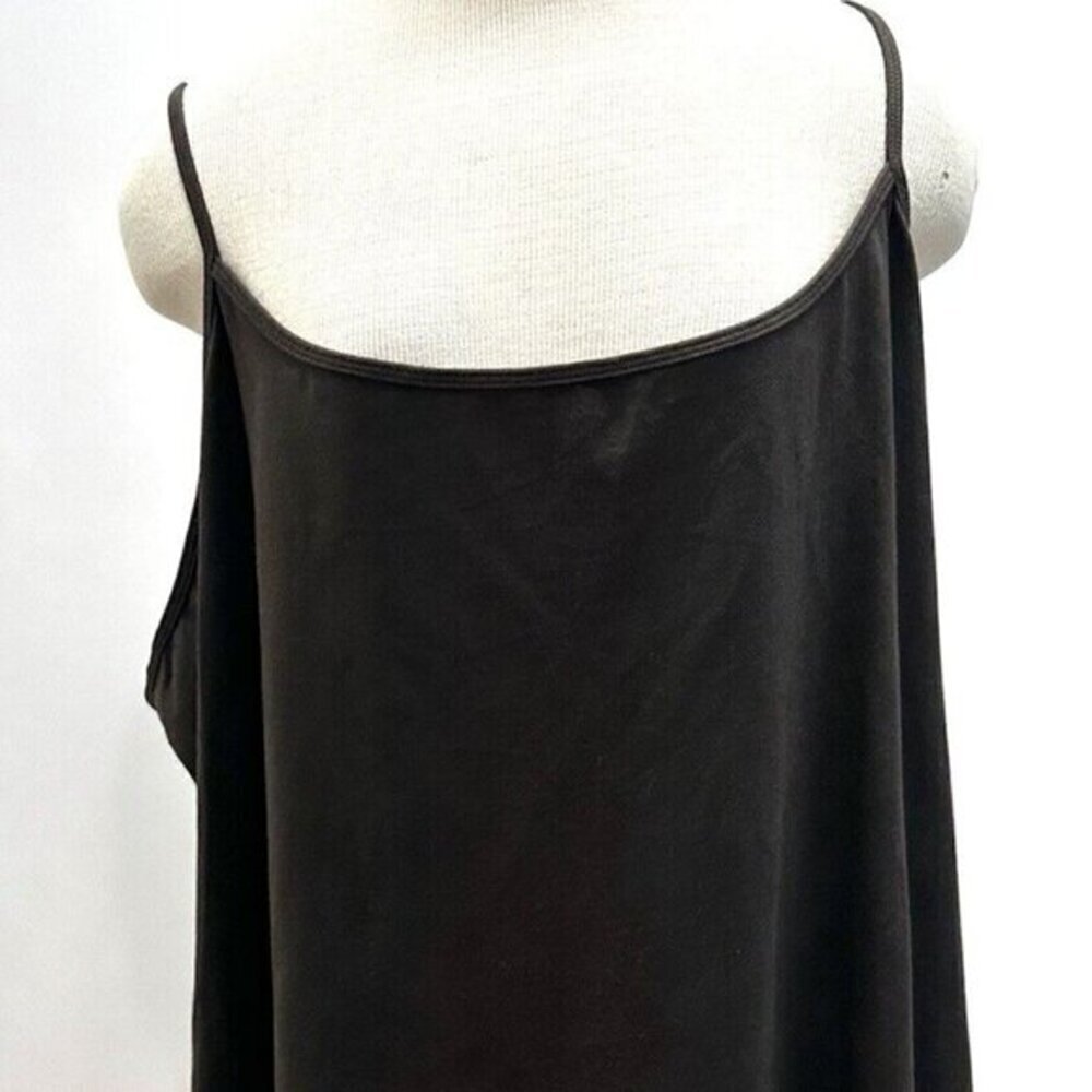NWT SONOMA Women Sleeveless Pullover Adjustable Straps Brown Cami Shirt Size 4X